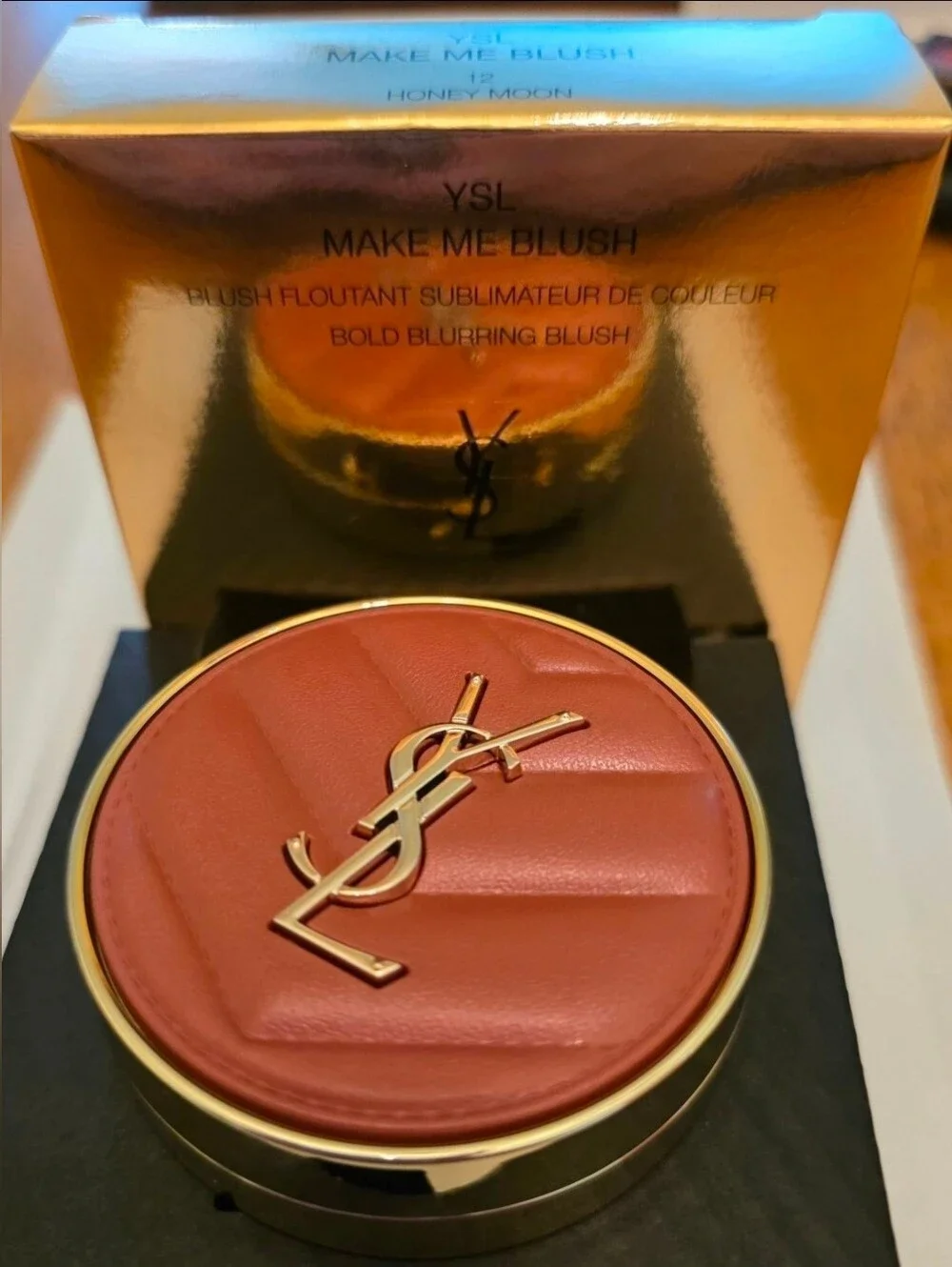 MAKE ME BLUSH 24H BUILDABLE BLURRING POWDER BLUSH 12 HONEY MOON. 💥NEW💥